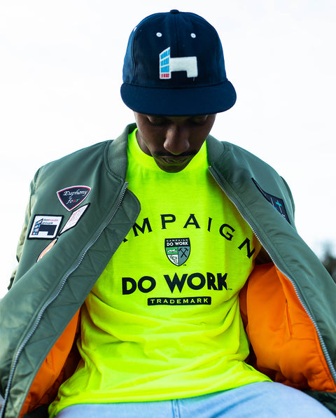 CDW High Vis Yellow L/S Tee (DW1020)