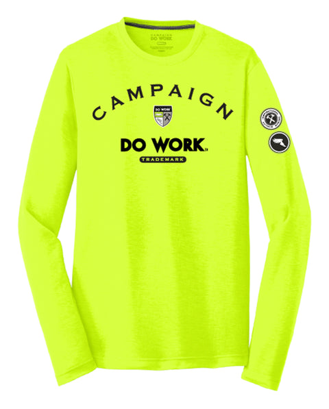 CDW High Vis Yellow L/S Tee (DW1020)